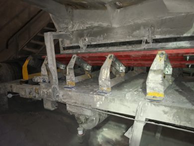 Minimise Material Spillage, K-Sure Belt Support System After Installation