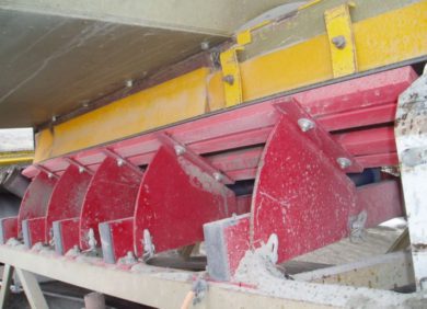 Belt Support Solution, K-Sure Drop Down Transfer Point