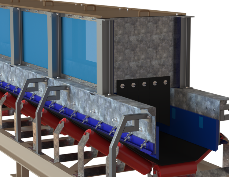 A unified system combining DustScrape, AirScrape, TrailScrape, and K-Containment Seal provides an integrated solution for improving overall dust containment.